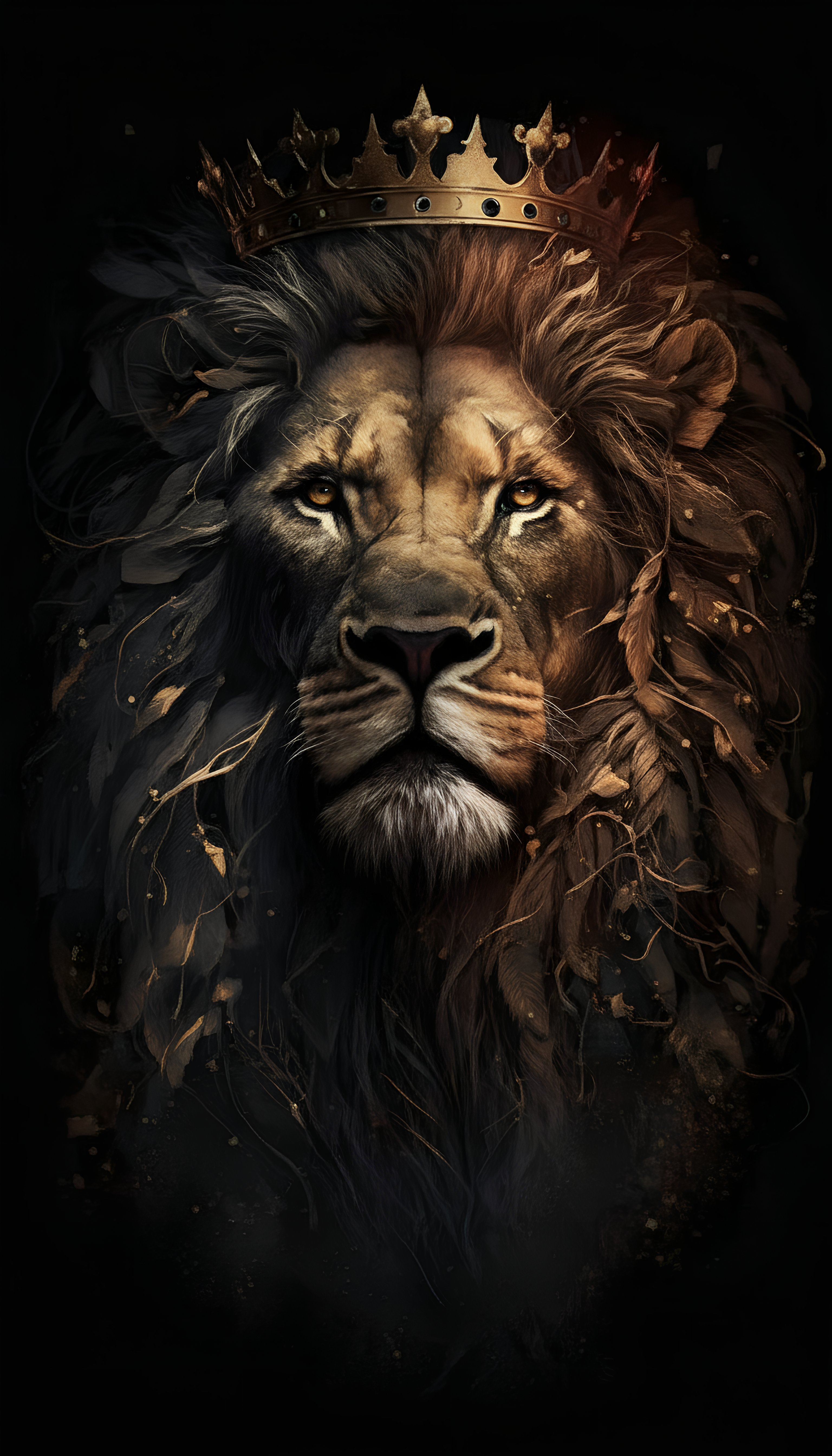 Gold lion