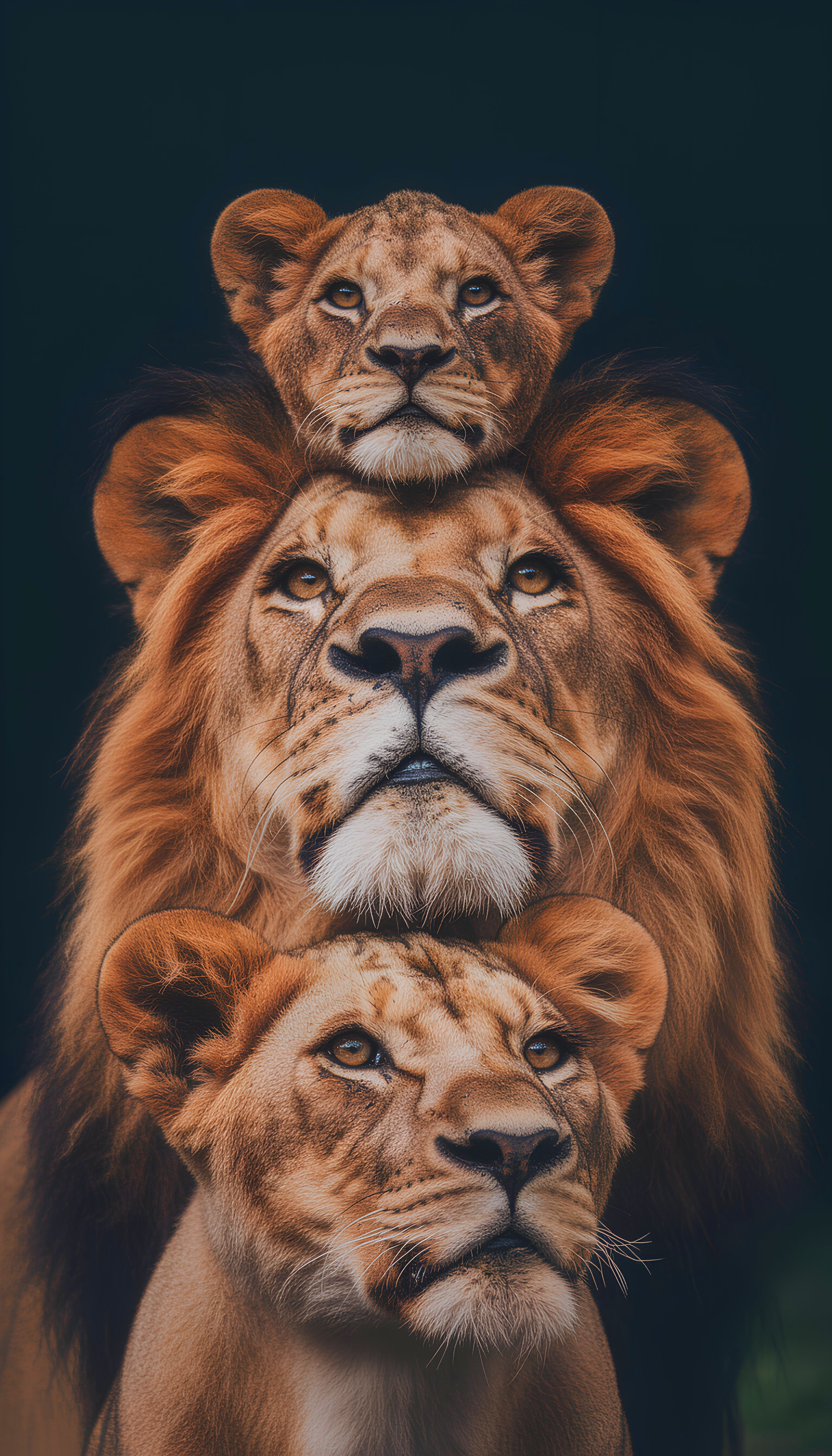 Family lions